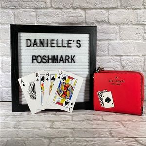 NWT kate spade Lucky Draw Bifold